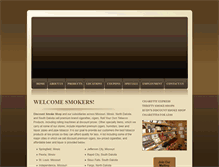 Tablet Screenshot of discountsmokeshop.com